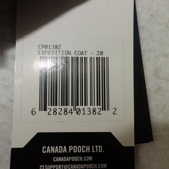 NEW Canada Pooch GRAY Expedition Dog Coat Fleece-Line Jacket 5-8 lbs 10" - Picture 5 of 6